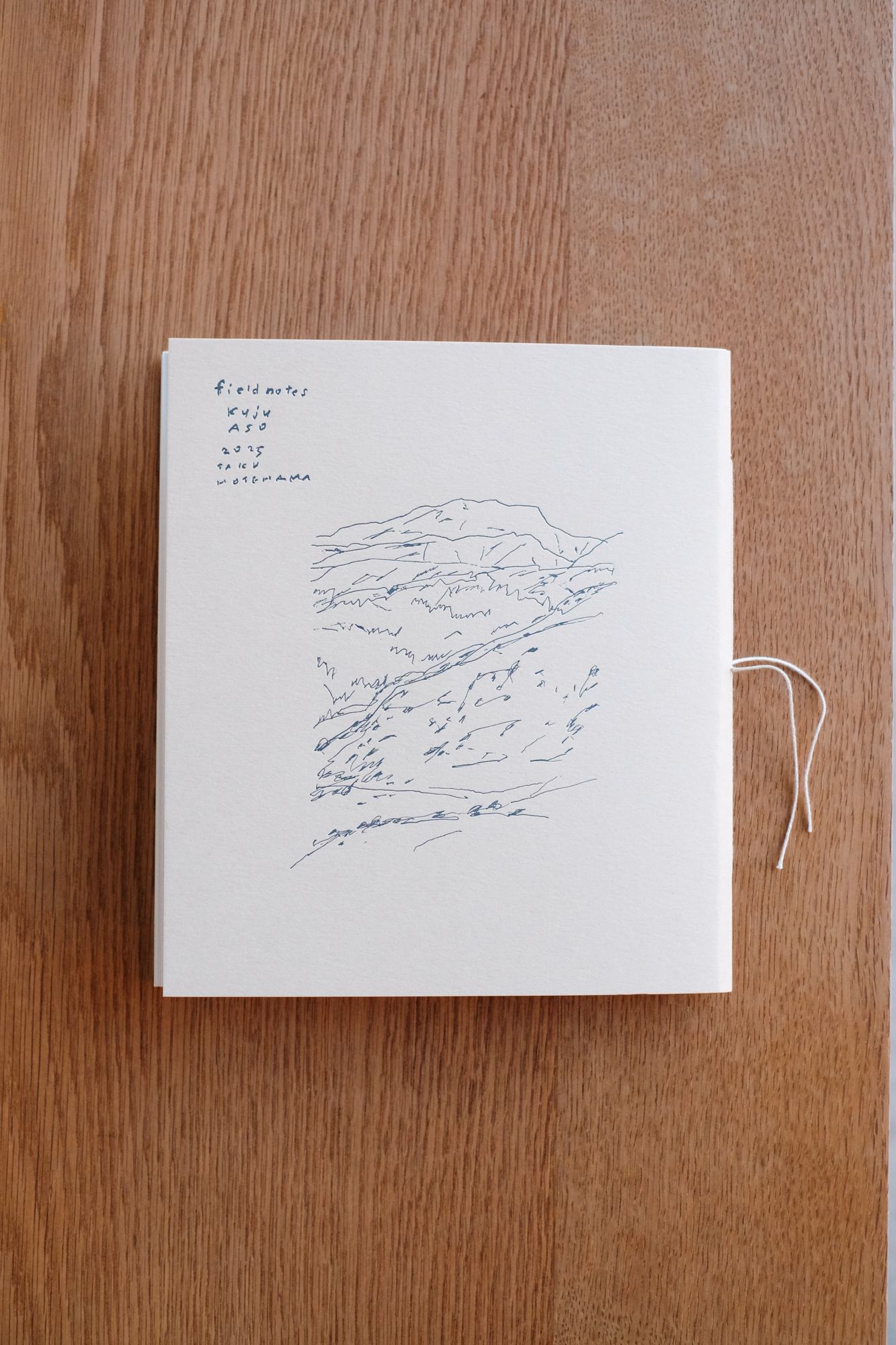 保手濱拓 作品集 「Field Notes Kuju Aso 2025」 - MINOU BOOKS